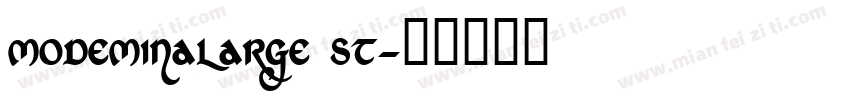 modeminalarge st字体转换